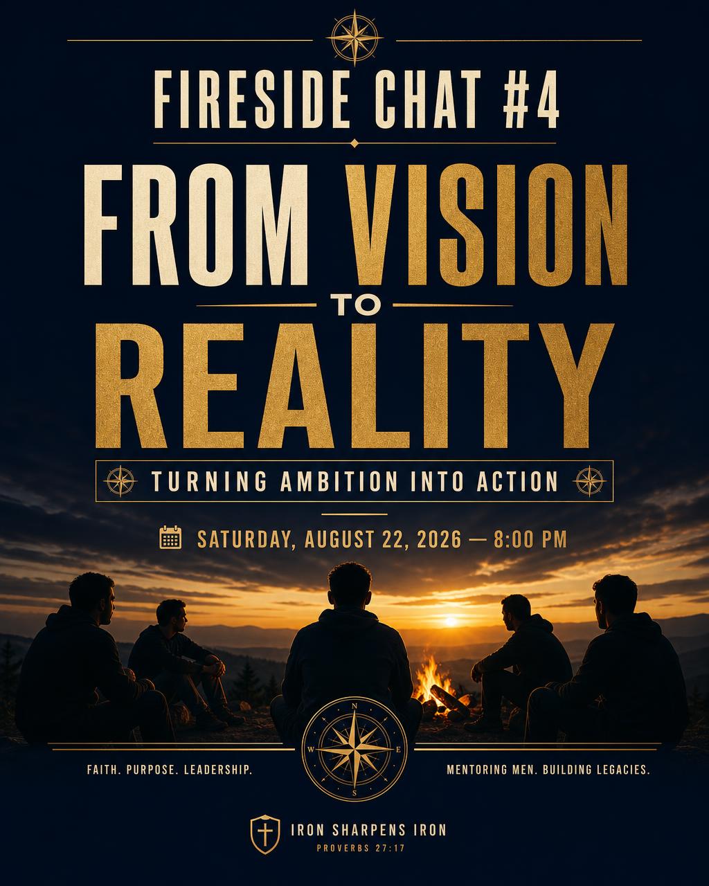 Flyer for Fireside Chat #4: From Vision to Reality
